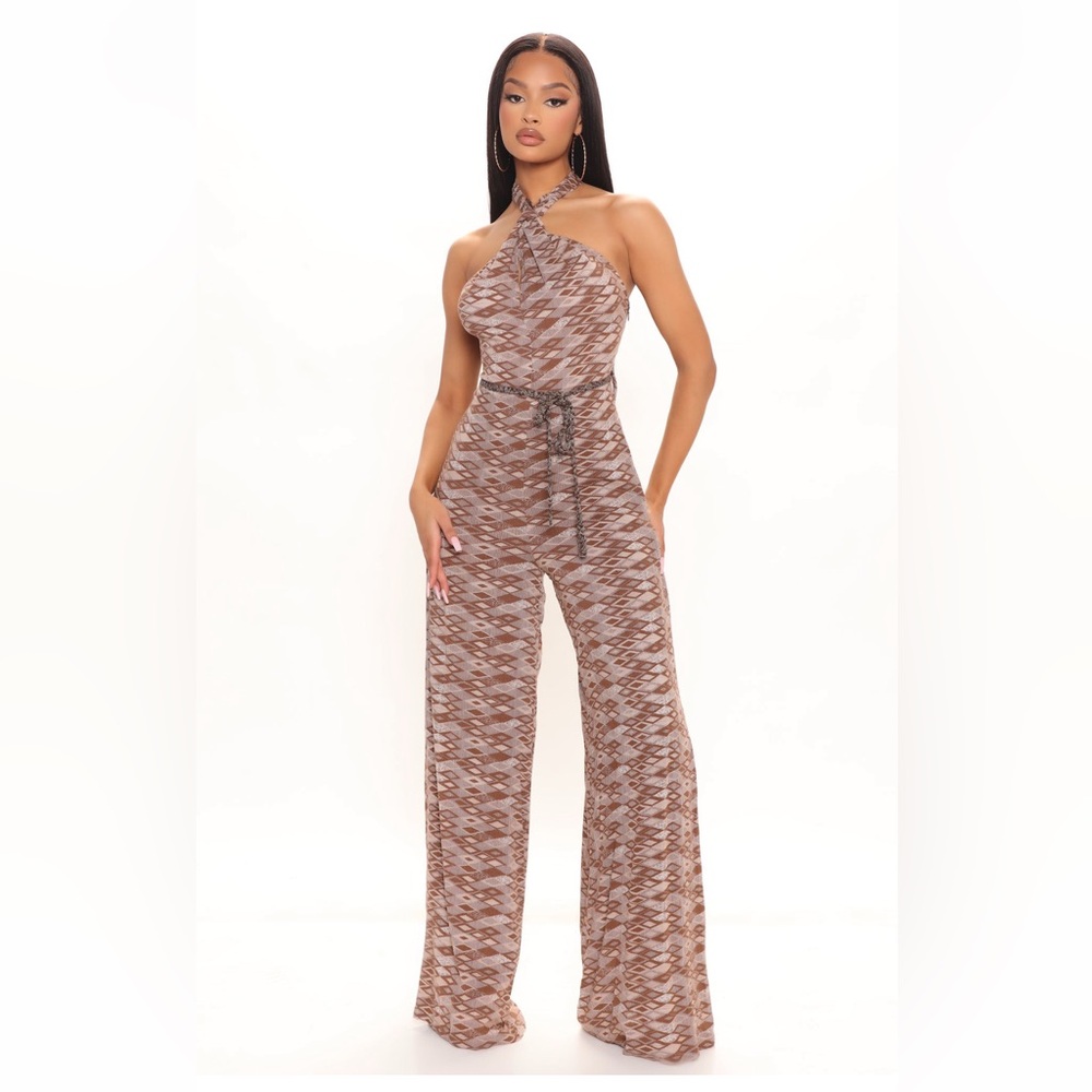 Belize print jumpsuit